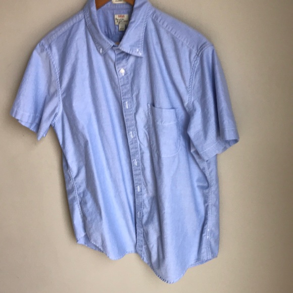 Men’s, J.Crew, Dress, Short Sleeve, Shirt, Blue - Picture 2 of 7